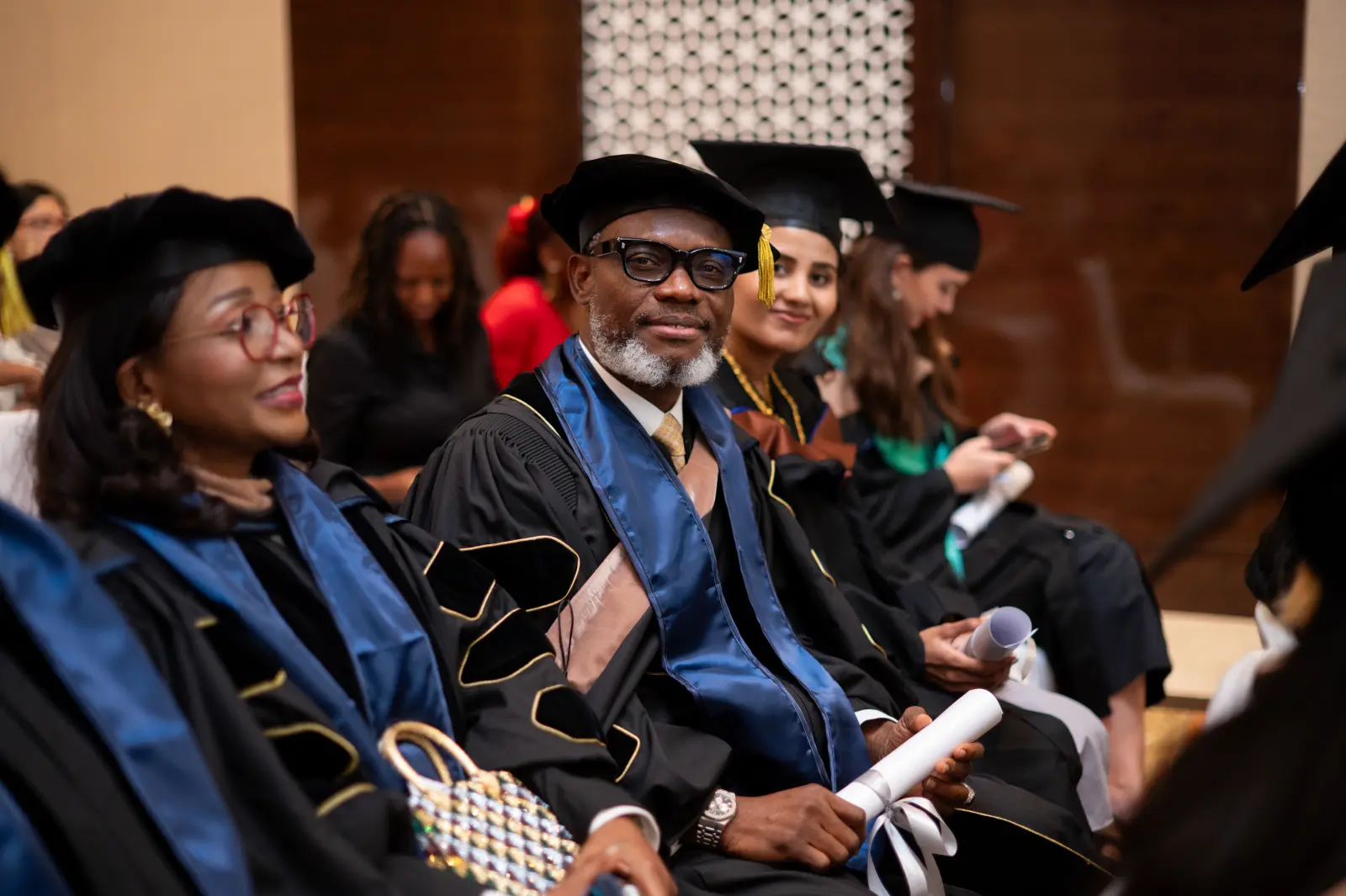 UBIS graduates celebrating at graduation